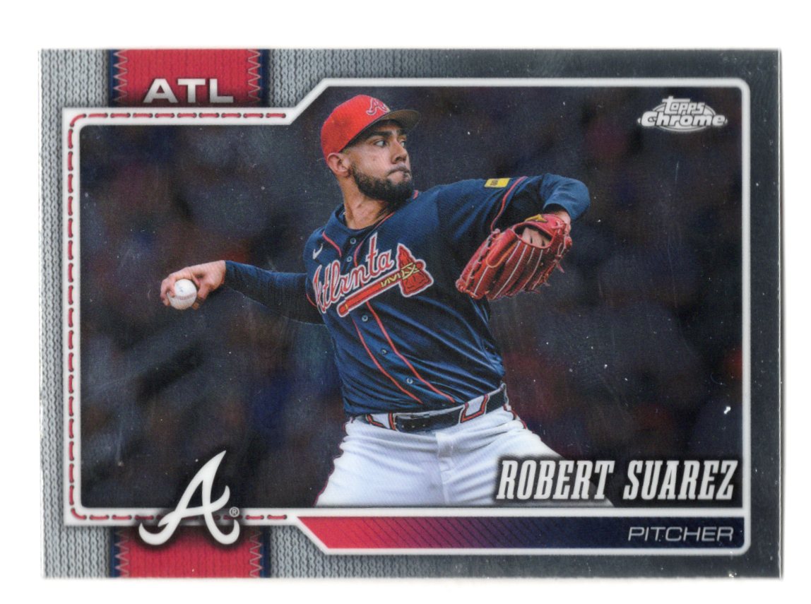 2026 Topps Chrome Robert Suarez Card Atlanta Braves