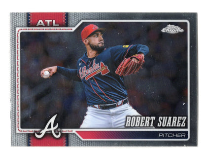 2026 Topps Chrome Robert Suarez Card Atlanta Braves