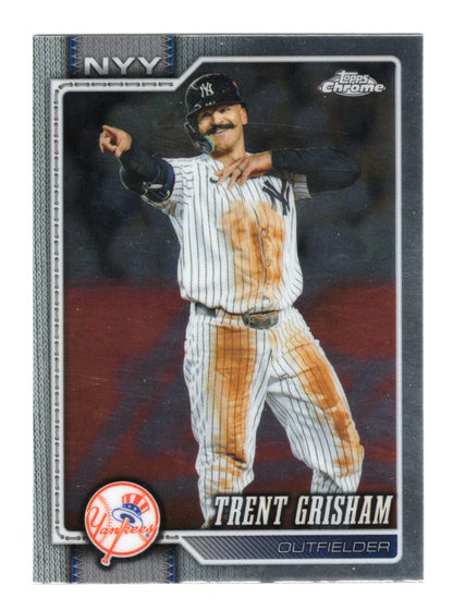 2026 Topps Chrome Trent Grisham Card New York Yankees