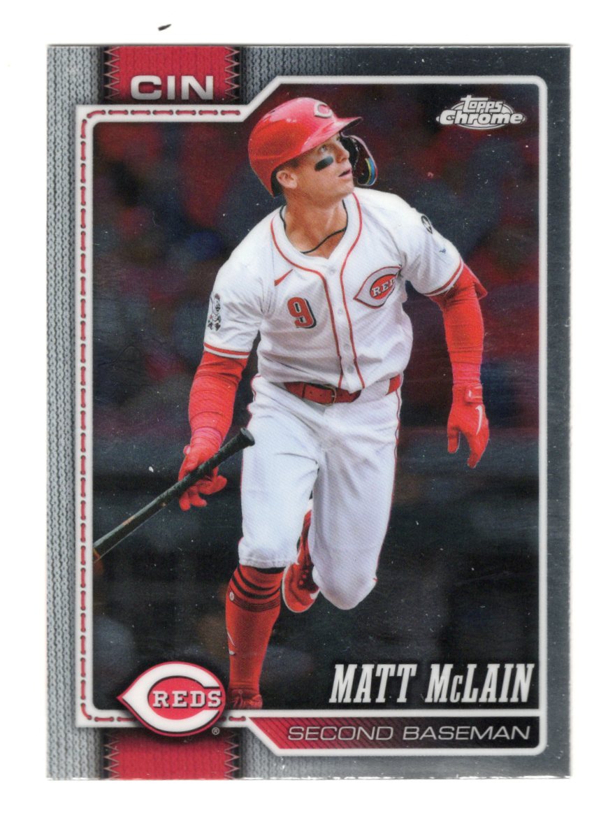 2026 Topps Chrome Matt McLain Card Cincinnati Reds