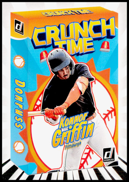 2026 Donruss Konnor Griffin Card Crunch Time Pittsburgh Pirates
