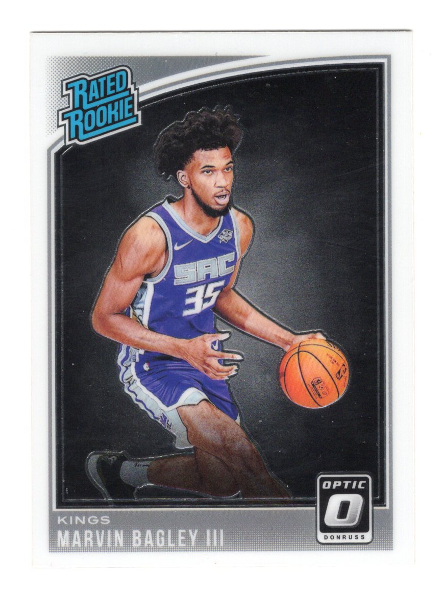 2018-19 Donruss Optic Marvin Bagley III Card RC Sacramento Kings