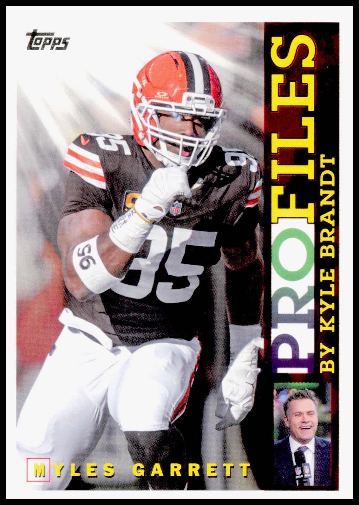 2026 Topps Flagship Myles Garrett Card Topps Flagship Profiles Cleveland Browns