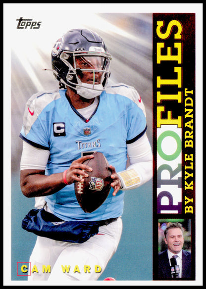 2026 Topps Flagship Cam Ward Card Topps Flagship Profiles Tennessee Titans