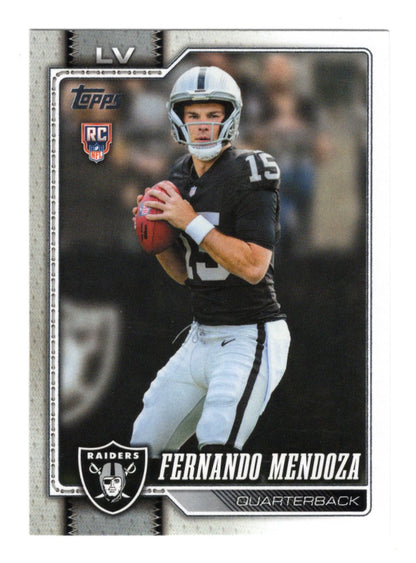2026 Topps Flagship Fernando Mendoza  Las Vegas Raiders