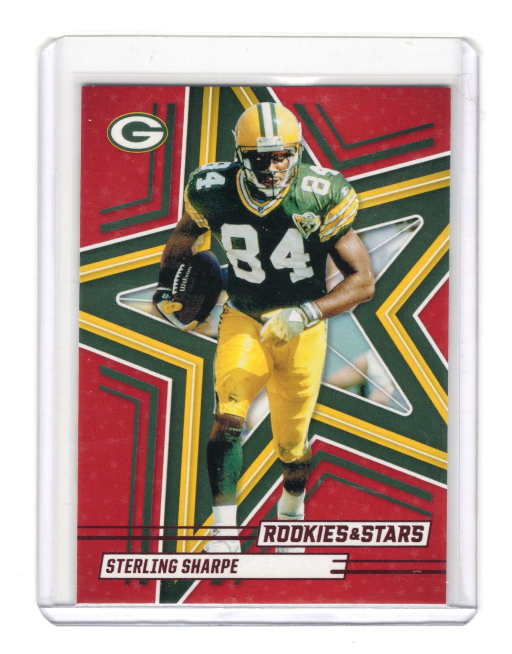 2025 Panini Rookies & Stars Sterling Sharpe Card Red Green Bay Packers