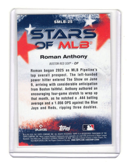 2026 Topps Roman Anthony Card Stars of MLB Boston Red Sox