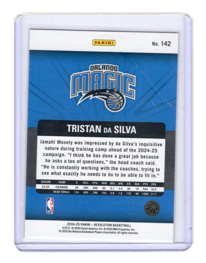 2024-25 Panini Revolution Tristan da Silva Card RC Orlando Magic