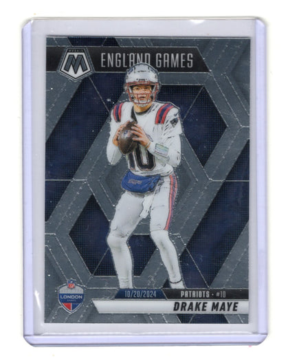 2025 Panini Mosaic Drake Maye Card New England Patriots