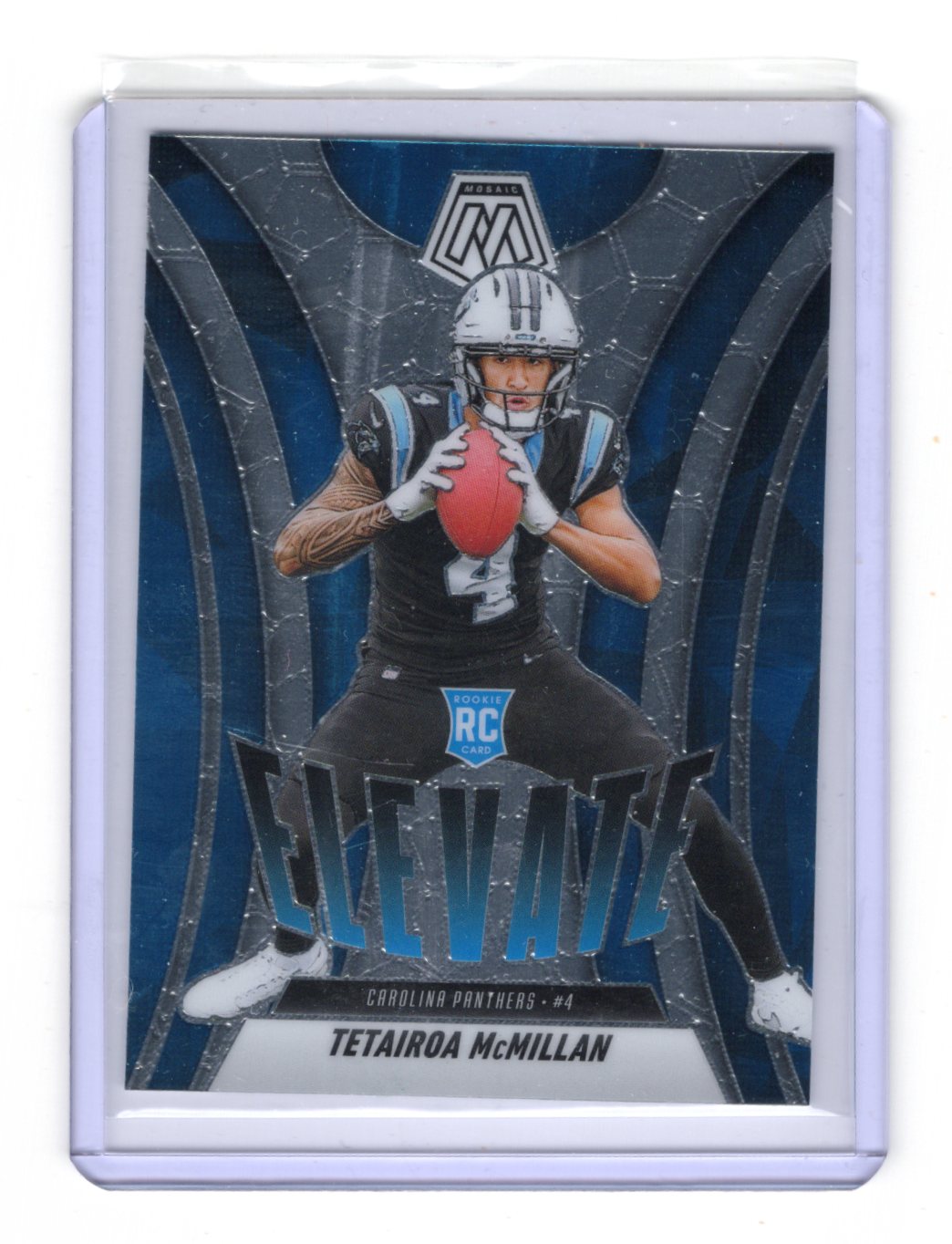 2025 Panini Mosaic Tetairoa McMillan Card Elevate Carolina Panthers