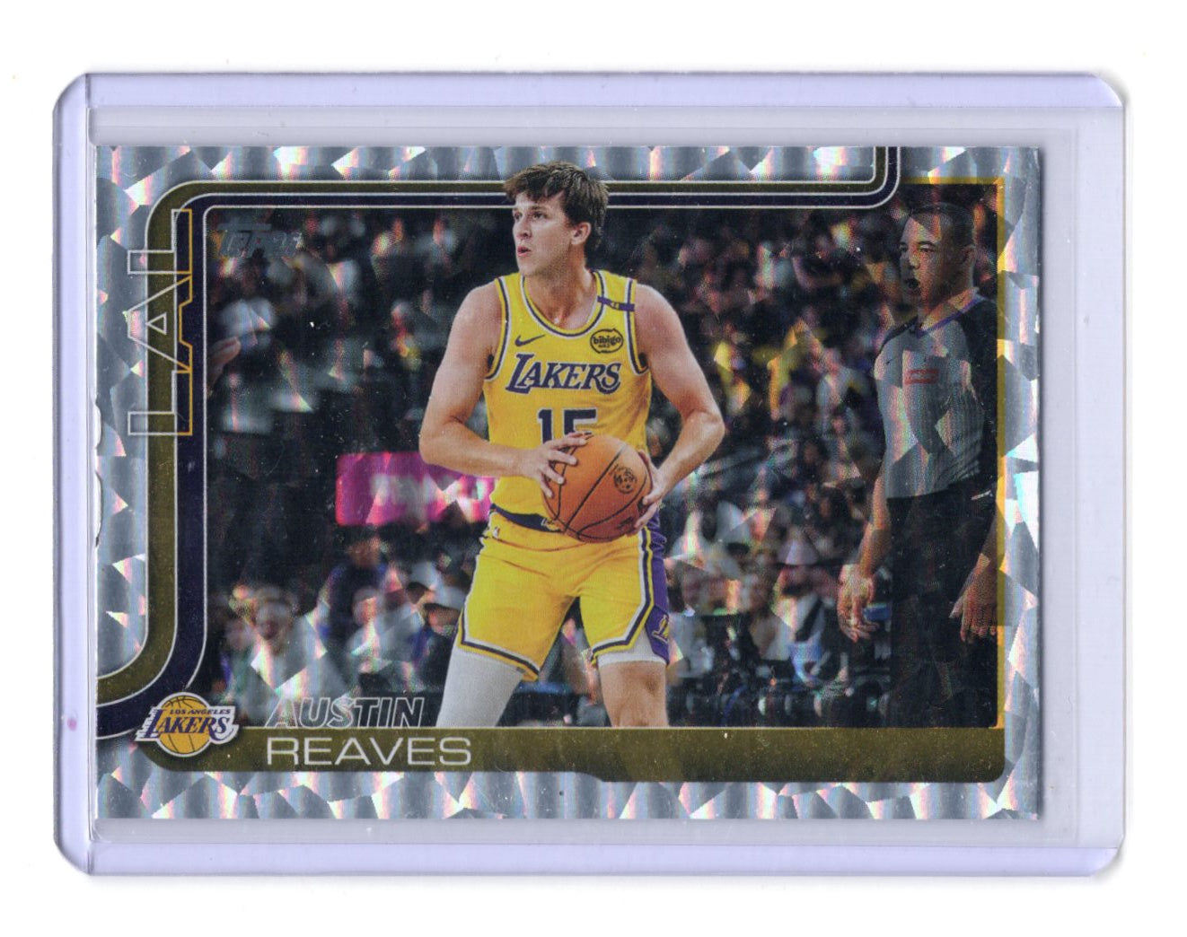 2025-26 Topps Austin Reaves Card Crackleboard Los Angeles Lakers