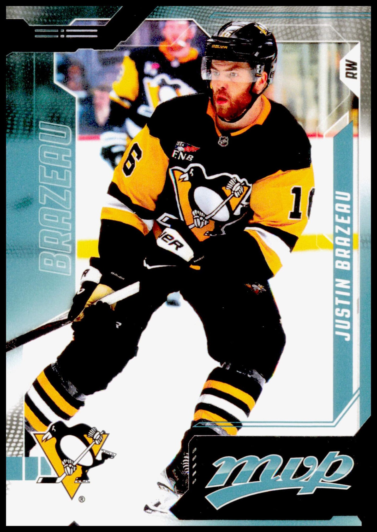 2026-27 Upper Deck MVP Justin Brazeau Card Pittsburgh Penguins