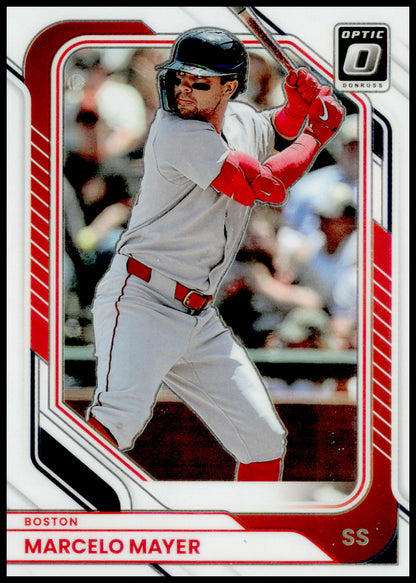 2026 Donruss Marcelo Mayer Card Optic Boston Red Sox