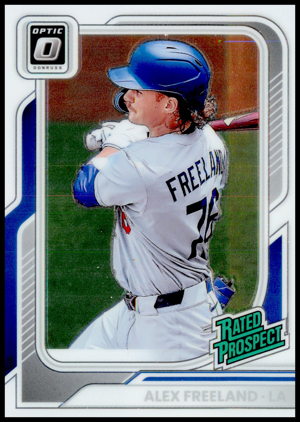 2026 Donruss Alex Freeland Card Optic RC Los Angeles Dodgers