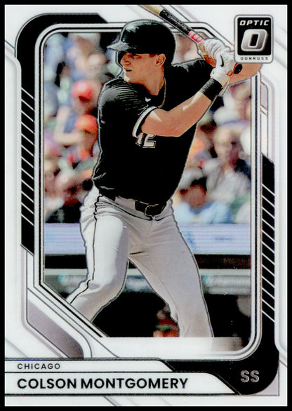 2026 Donruss Colson Montgomery Card Optic RC Chicago White Sox