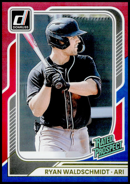 2026 Donruss Ryan Waldschmidt Card Red and Blue Arizona Diamondbacks