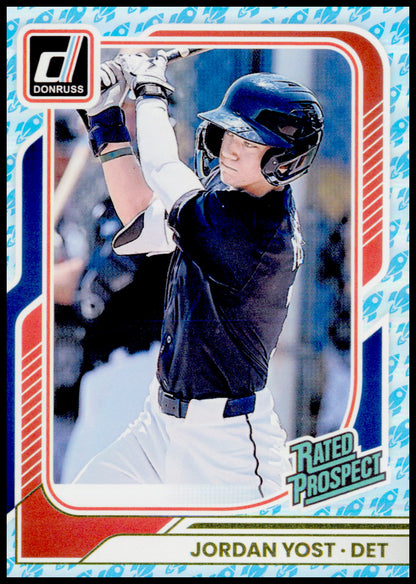 2026 Donruss Jordan Yost Card Rockets Detroit Tigers