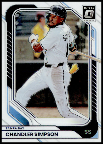 2026 Donruss Chandler Simpson Card Optic Tampa Bay Rays
