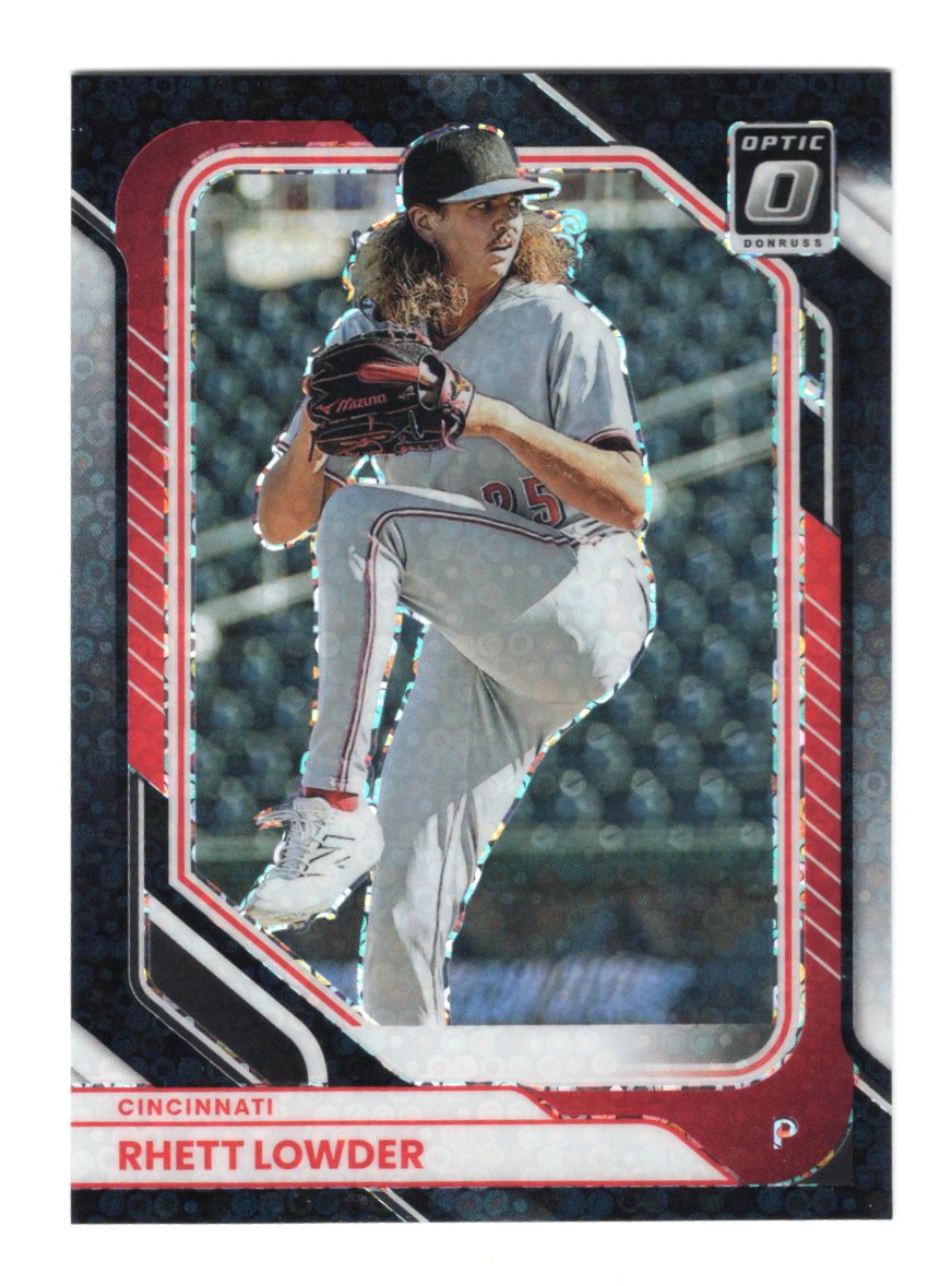 2026 Donruss Rhett Lowder Card Optic Circles Cincinnati Reds