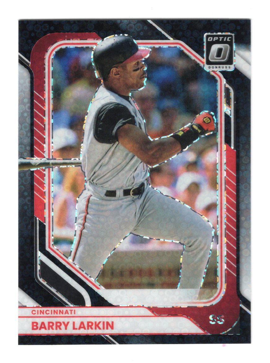 2026 Donruss Barry Larkin Card Optic Circles Cincinnati Reds