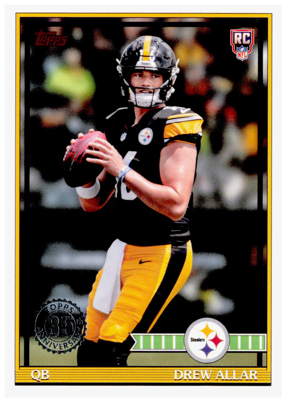 2026 Topps Flagship Drew Allar 1991 Topps Football Rookies Pittsburgh Steelers