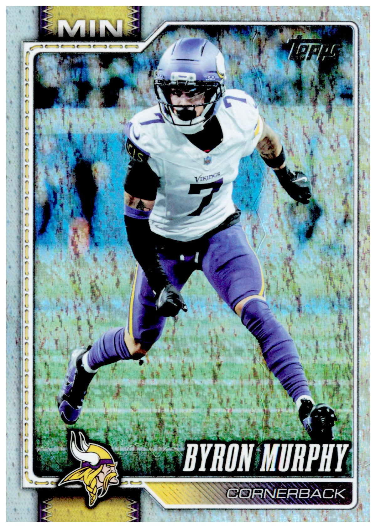 2026 Topps Flagship Byron Murphy Card Holo Foil Minnesota Vikings