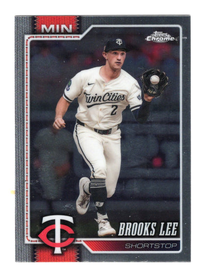 2026 Topps Chrome Brooks Lee Card Minnesota Twins