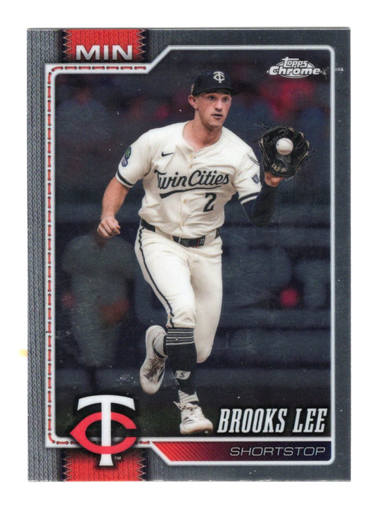 2026 Topps Chrome Brooks Lee Card Minnesota Twins