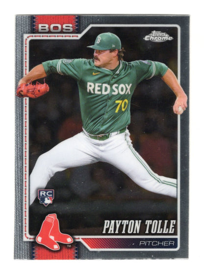 2026 Topps Chrome Payton Tolle Card RC Boston Red Sox