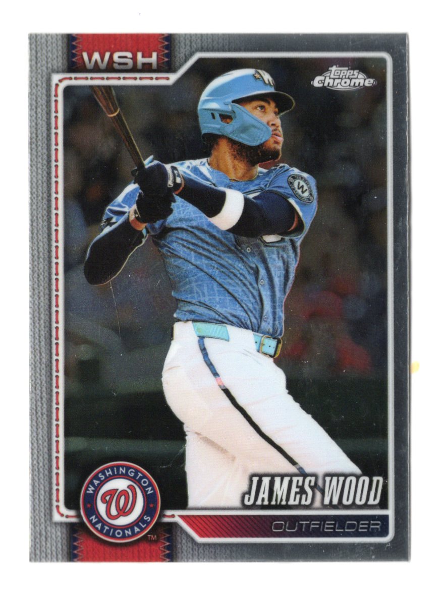 2026 Topps Chrome James Wood Card Washington Nationals