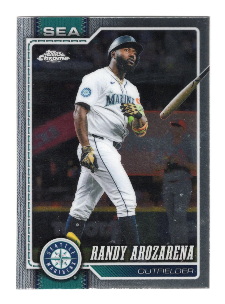 2026 Topps Chrome Randy Arozarena Card Seattle Mariners