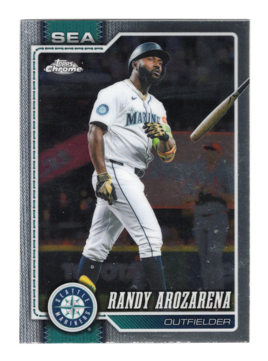 2026 Topps Chrome Randy Arozarena Card Seattle Mariners