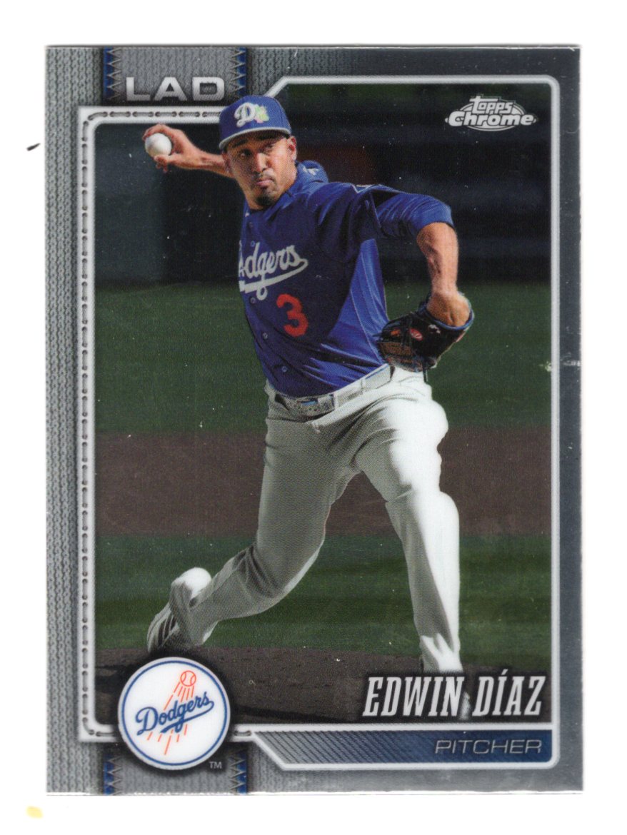2026 Topps Chrome Edwin Díaz Card Refractors Los Angeles Dodgers
