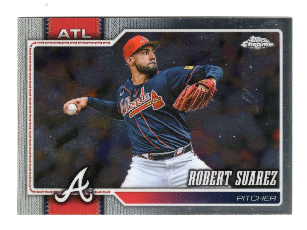 2026 Topps Chrome Robert Suarez Card Atlanta Braves