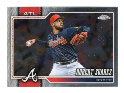 2026 Topps Chrome Robert Suarez Card Atlanta Braves