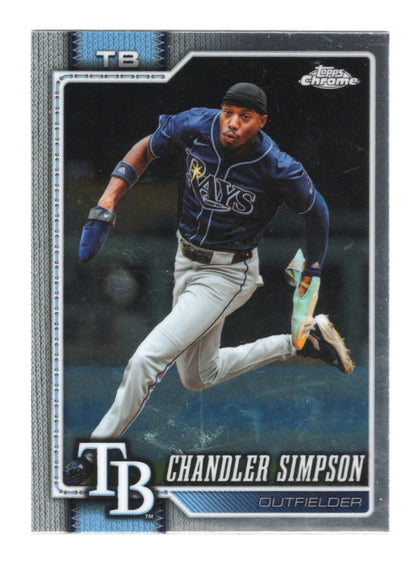 2026 Topps Chrome Chandler Simpson Card Tampa Bay Rays