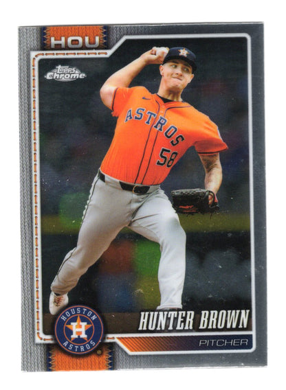 2026 Topps Chrome Hunter Brown Card Houston Astros