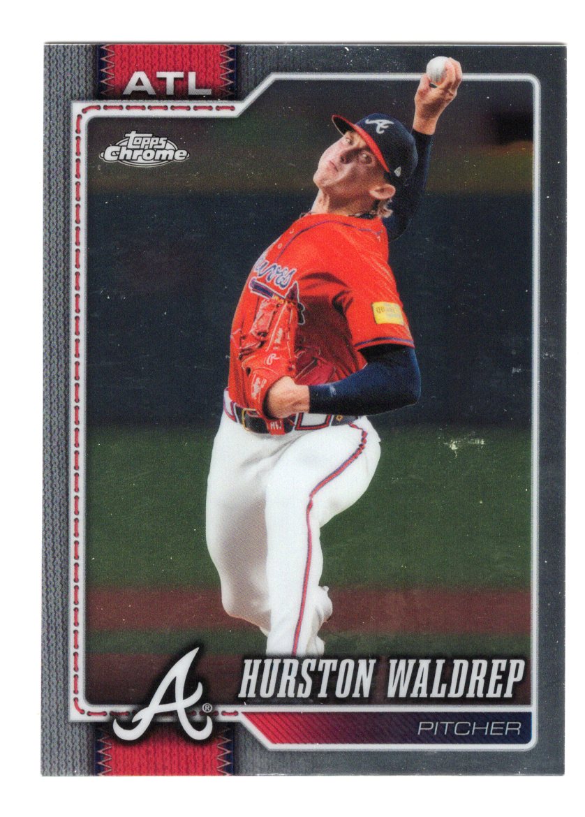 2026 Topps Chrome Hurston Waldrep Card Atlanta Braves