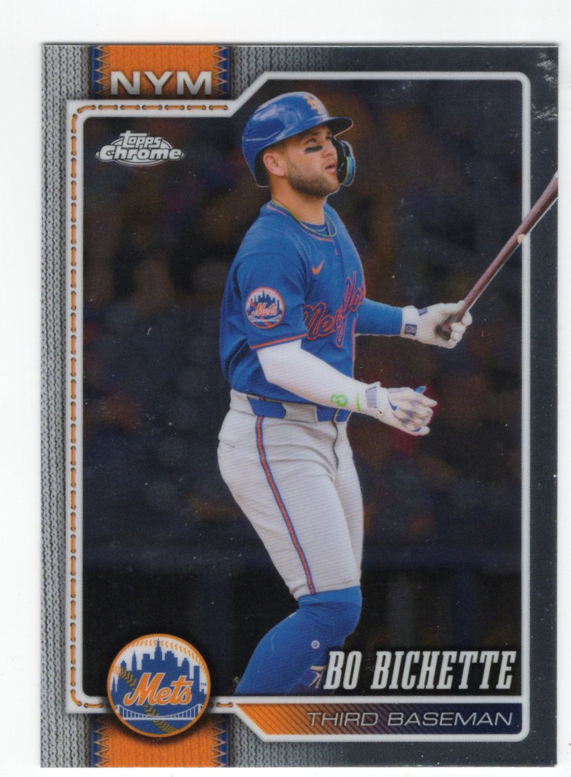 2026 Topps Chrome Bo Bichette Card New York Mets