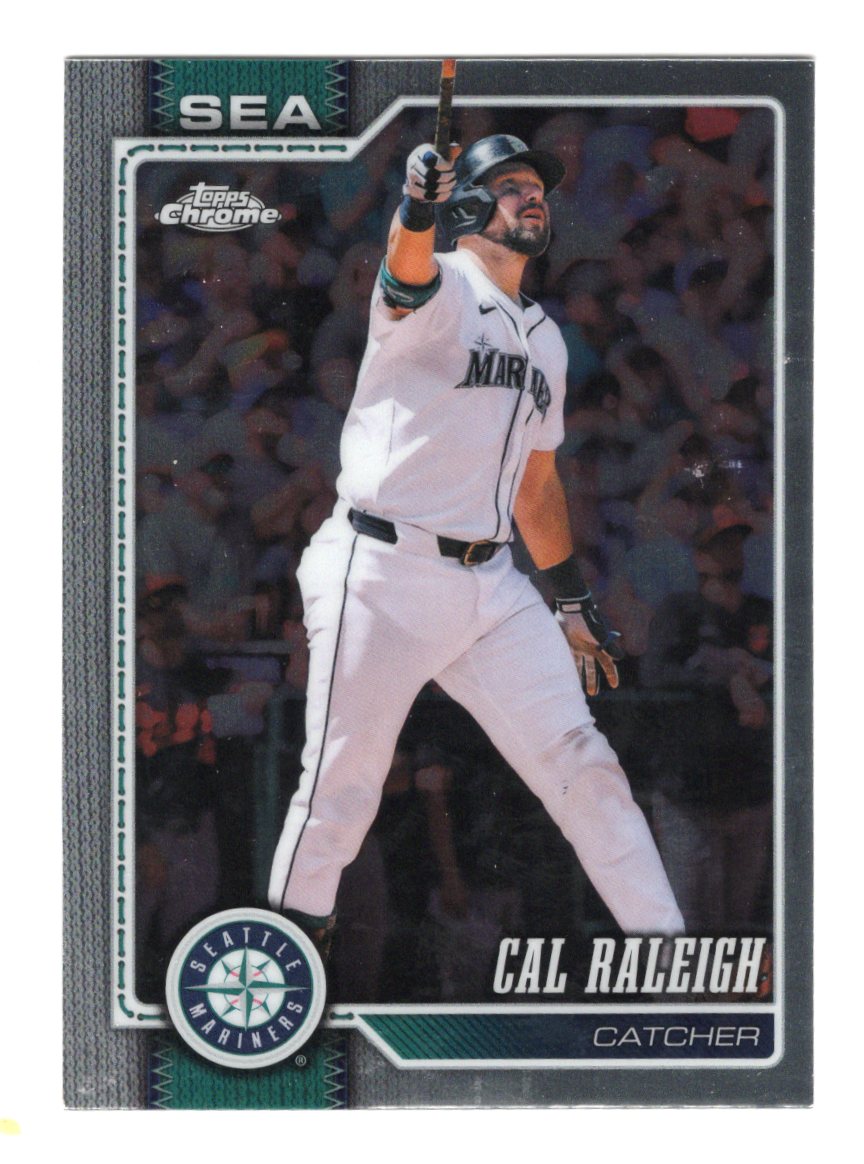 2026 Topps Chrome Cal Raleigh Card Seattle Mariners