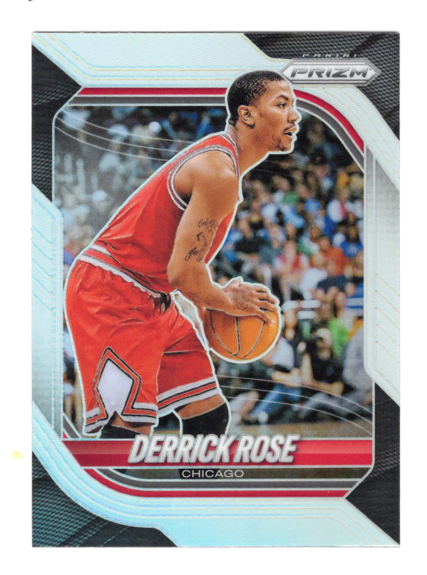 2025-26 Panini Prizm Derrick Rose Card Silver Prizm Chicago Bulls