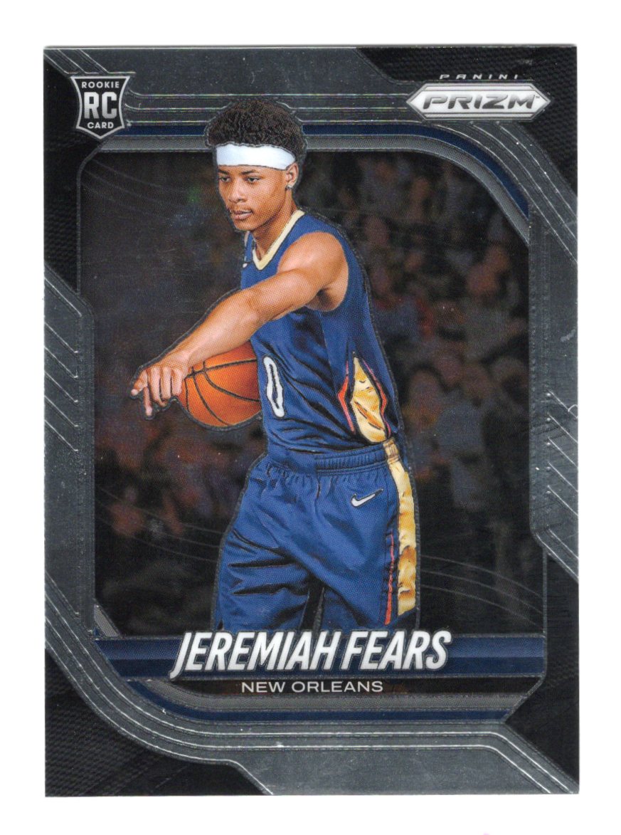 2025-26 Panini Prizm Jeremiah Fears Card New Orleans Pelicans