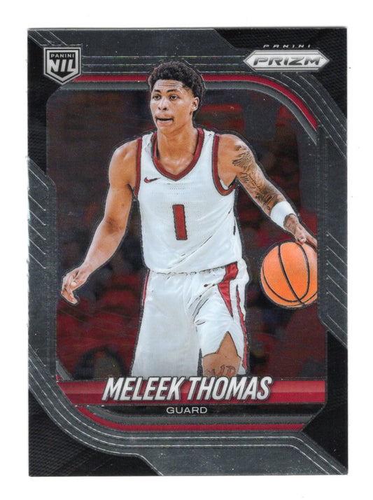2025-26 Panini Prizm Meleek Thomas Card NIL Arkansas Razorbacks
