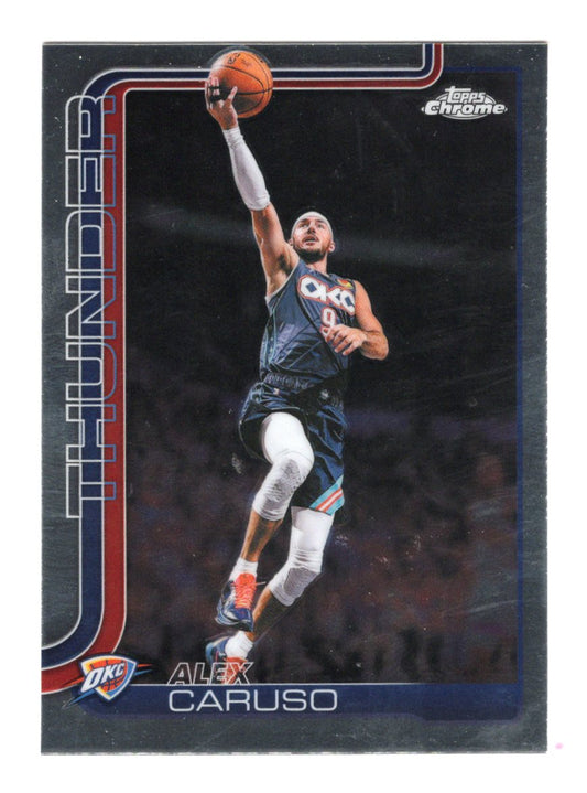 2025-26 Topps Chrome Update Alex Caruso Card Oklahoma City Thunder