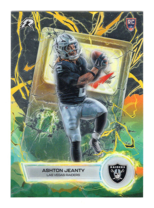 2025 Topps Resurgence Ashton Jeanty Card Voltaic Las Vegas Raiders