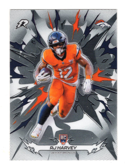 2025 Topps Resurgence RJ Harvey Card RC Denver Broncos