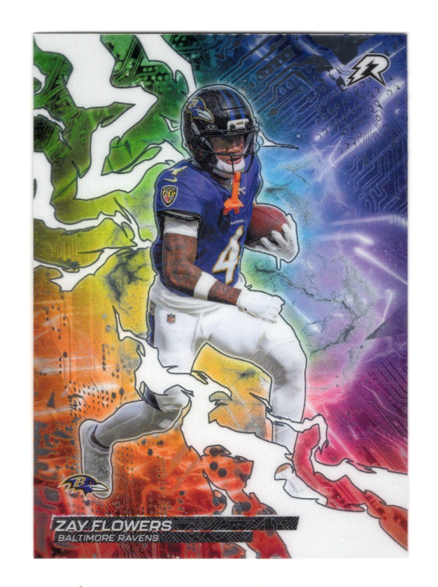 2025 Topps Resurgence Zay Flowers Card Circuit Breakers Baltimore Ravens