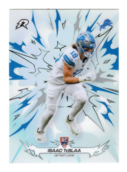 2025 Topps Resurgence Isaac TeSlaa Card Refractor Detroit Lions
