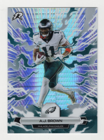 2025 Topps Resurgence A.J. Brown Card Prism Refractor Philadelphia Eagles