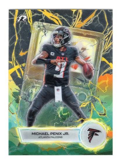 2025 Topps Resurgence Michael Penix Jr. Card Voltaic Atlanta Falcons